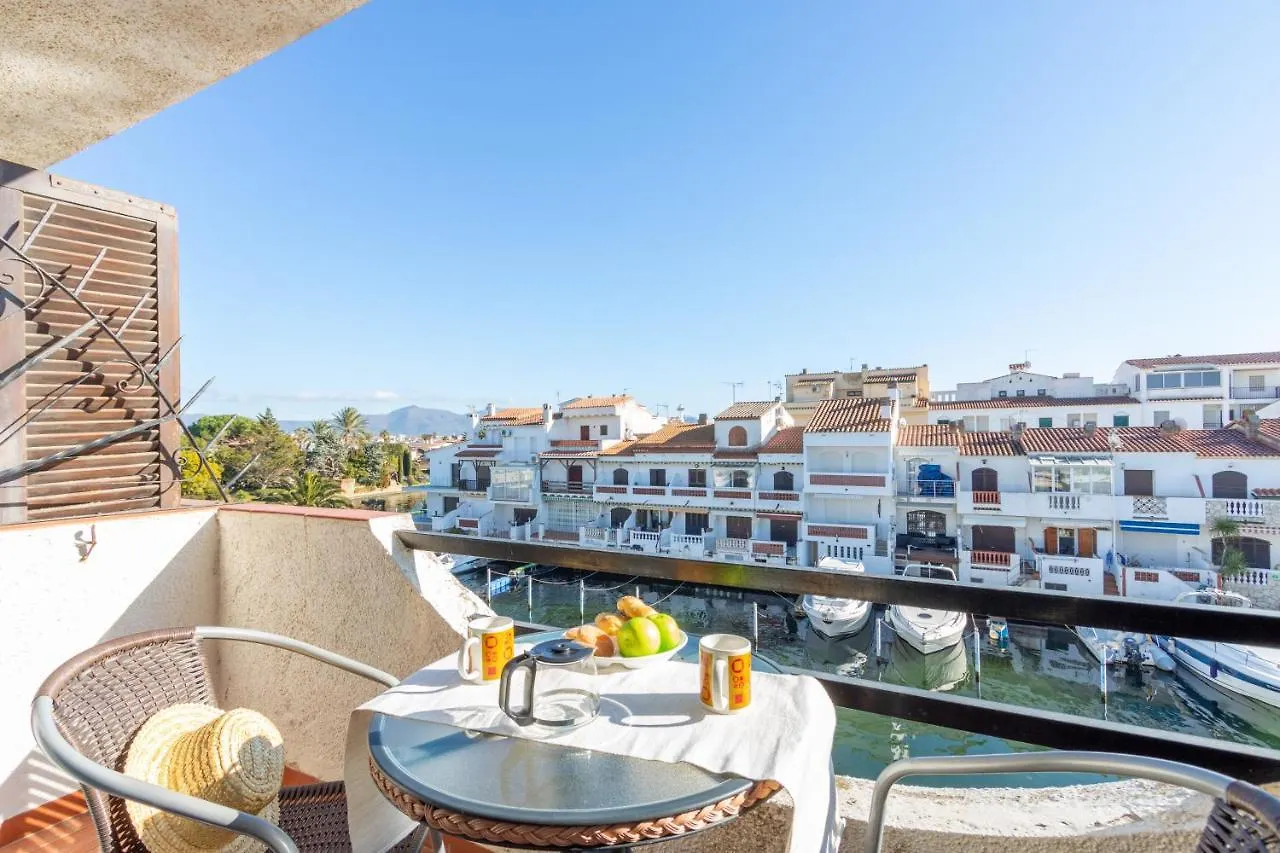 Apartament Empurialola - Precioso Apartamento Vistas A Los Canales En Empuriabrava- 146 Hiszpania